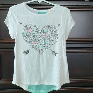 * Gently Used Girls Size 7 Shear Back Tee